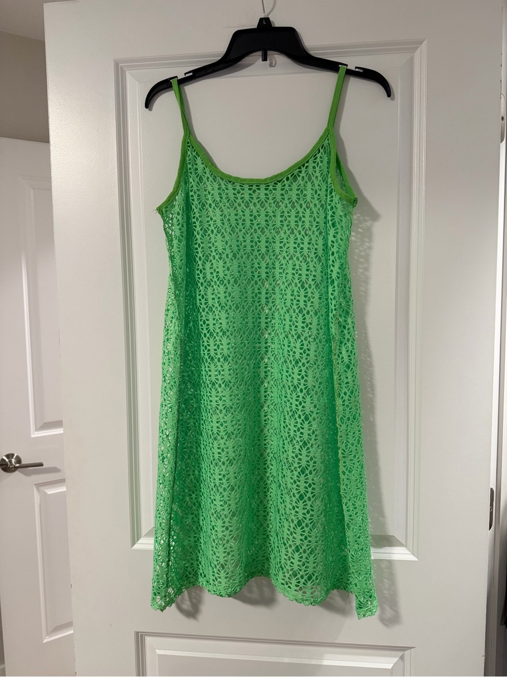 Target Green Lace Slip Mini Dress
